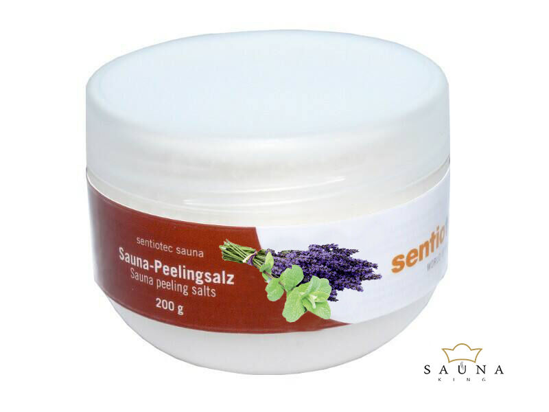 Sauna Peeling-Salz, Lavendel-menthol, 200 g