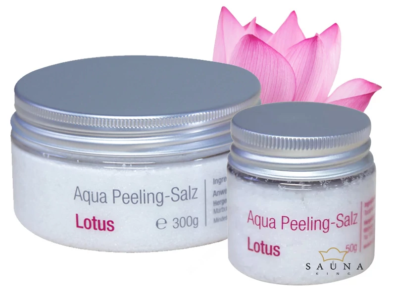 Aqua Peeling-Salz, Lotus, in 2 Optionaler Größen
