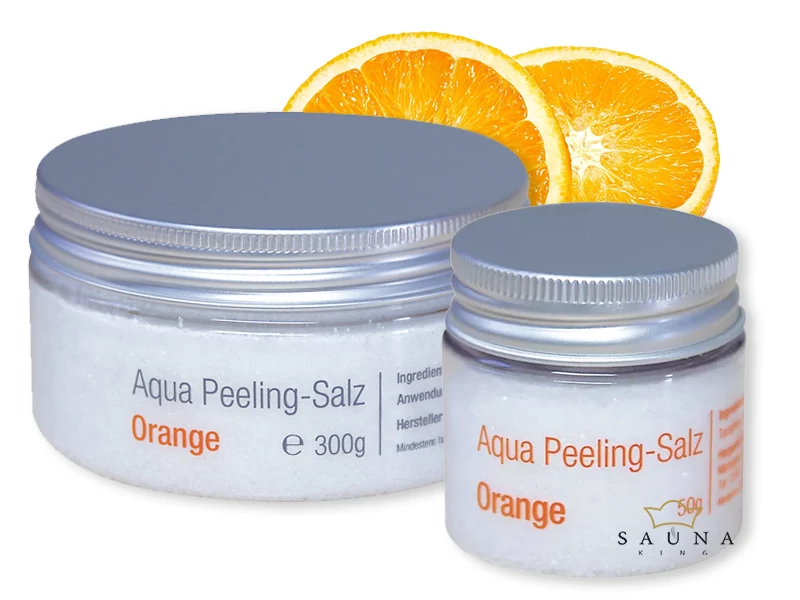 Aqua Peeling-Salz, Orange, in 2 Optionaler Größen