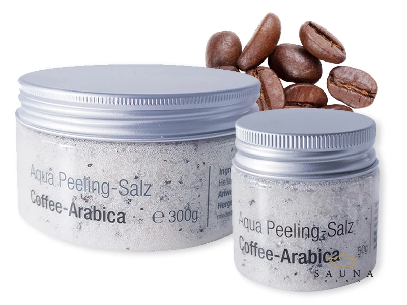 Aqua Peeling-Salz, Coffee-Arabica, in 2 Optionaler Größen