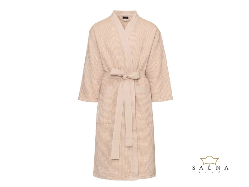 RENTO "Kenno" Bademantel, Beige, L/XL