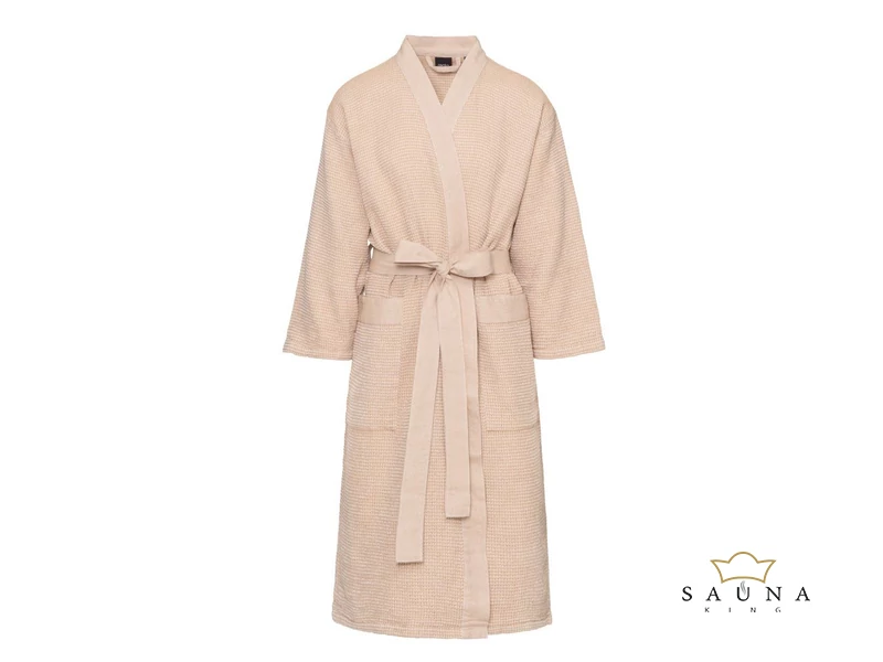 RENTO "Kenno" Bademantel, Beige, S/M