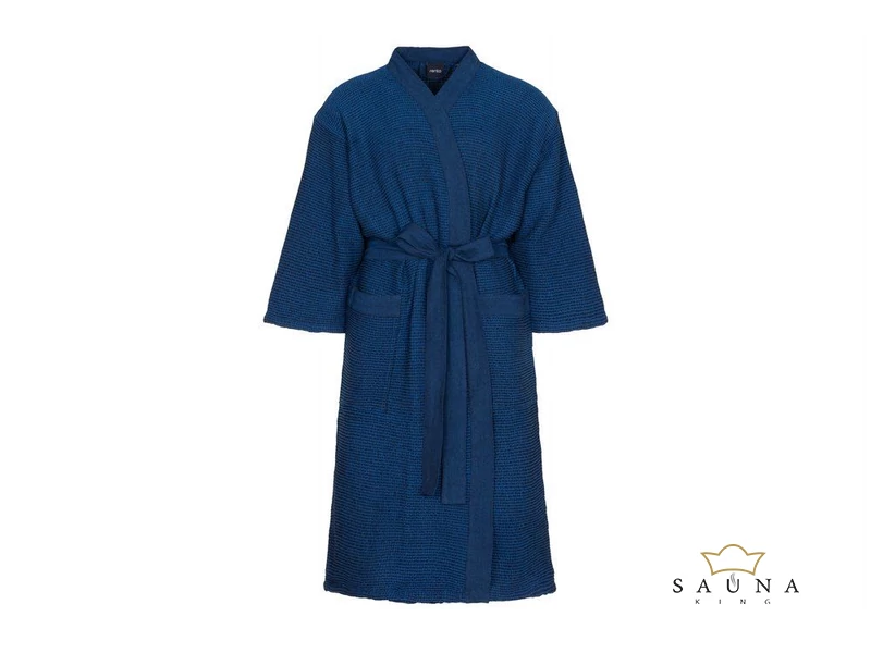 RENTO "Kenno" Bademantel,  Navy Blau, L/XL