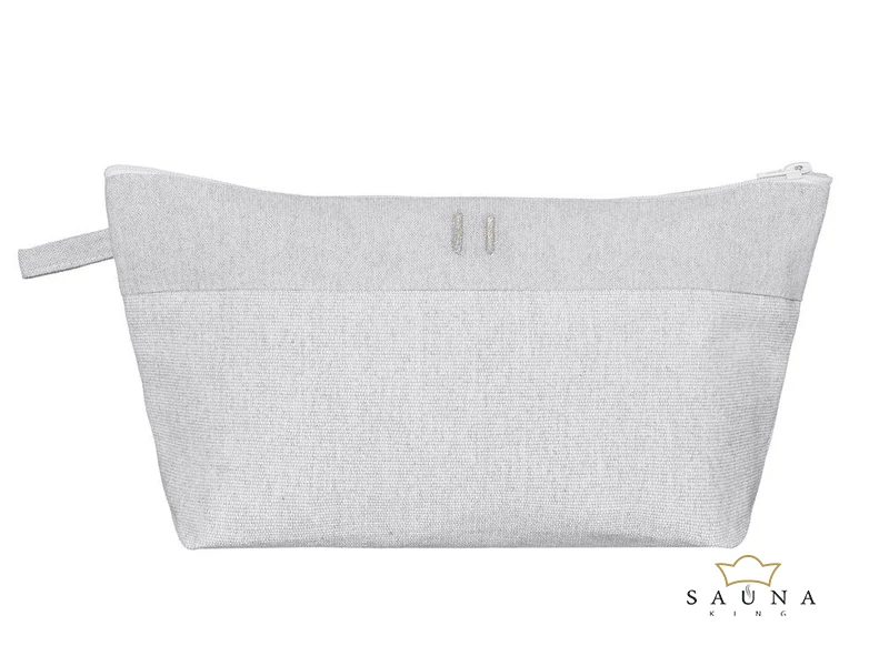RENTO Kosmetiktasche für Sauna-Accessoires, hellgrau