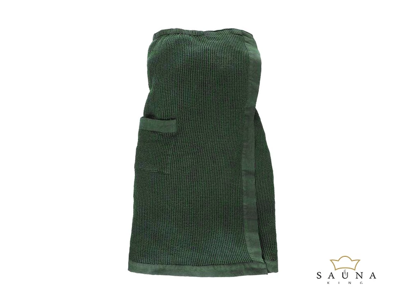 RENTO "Kenno" Damen Sauna-Kilt, Grün, 145 x 85 cm