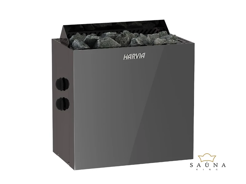 HARVIA Qubic Saunaofen mit integrierter Steuerung SCHWARZ 6 kw