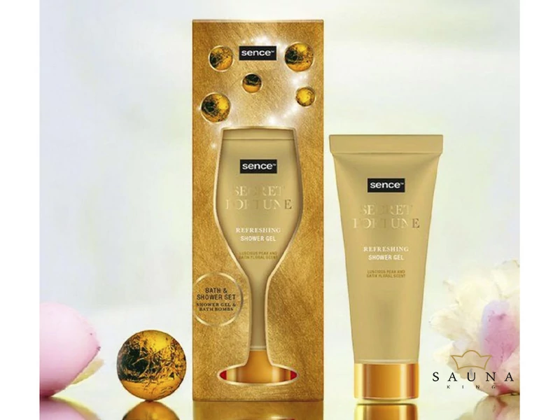 „GOLD Fortune” – 2-teiliges GOLDENES Luxus-Badeset für perfekte Entspannung