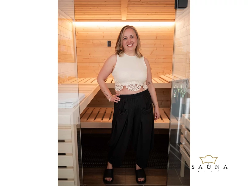 Sauna-, Yoga- oder Haremshose, Schwarzes M