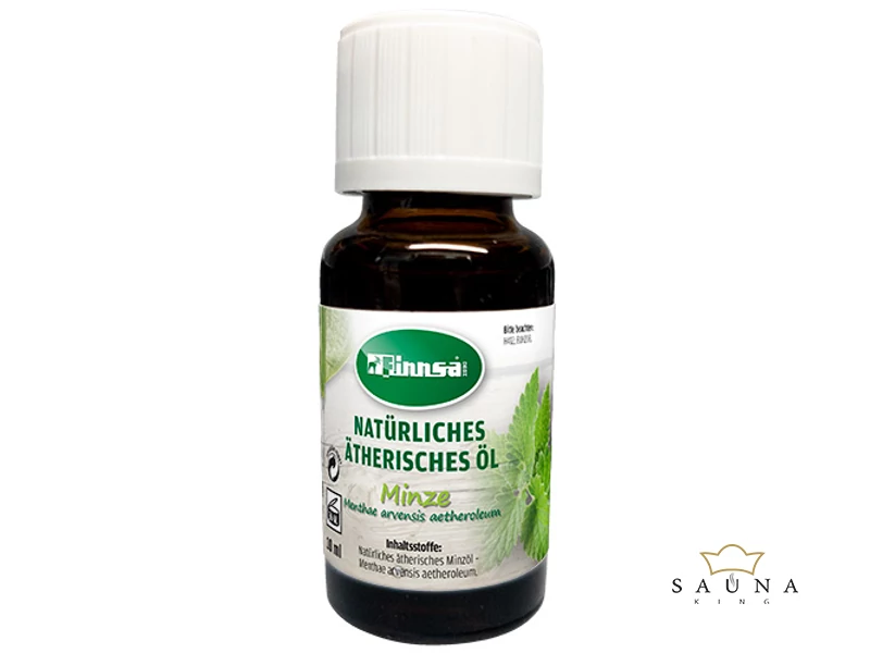 FINNSA 100% reine ätherische Saunaöl,  Minze, 10 ml