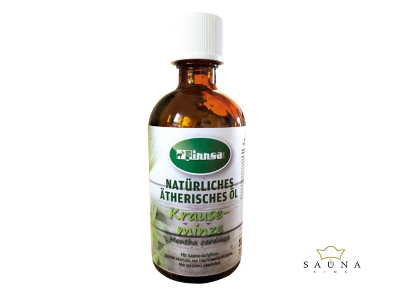 FINNSA 100% reine ätherische Saunaöl, Krauseminze, 100 ml