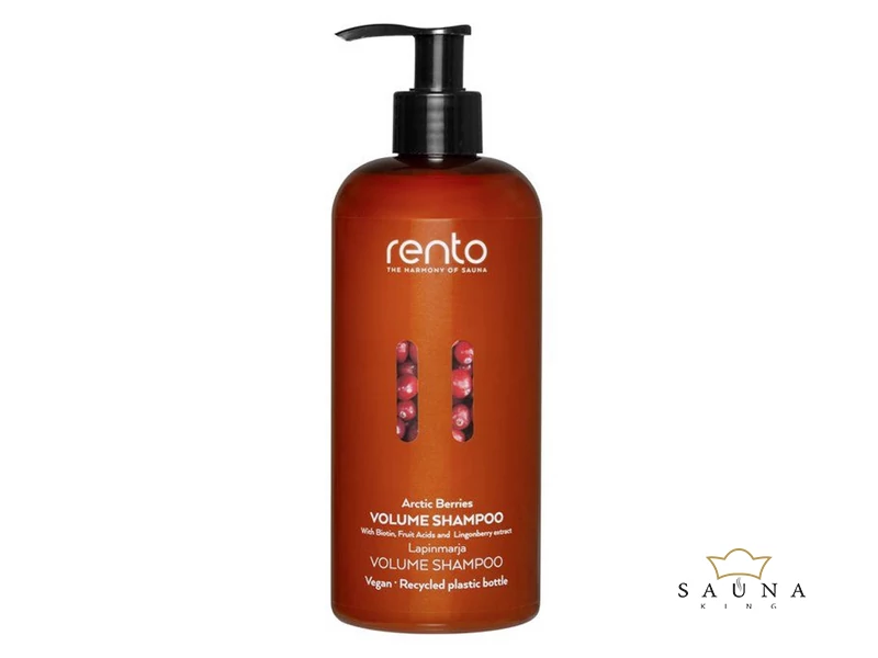 RENTO pflegende shampoo nach der sauna, Lapplandbeere, 400ml